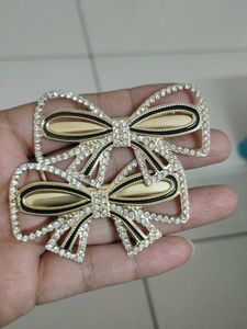 Golden Colored Hair Clips
