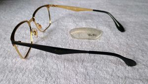 Original Ray Ban Spectacles Frame Black Gold Specs
