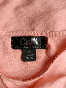 Imported Peach Top/Dress