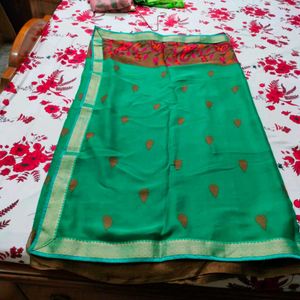 Green Saree