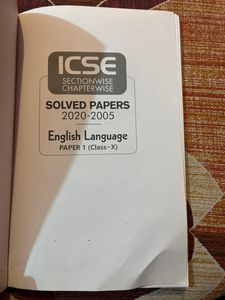 Solved Papers English Language Class10
