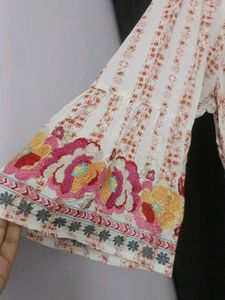Embroidered Tunic Top
