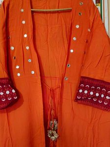 Pink &amp; Orange Indian Dress