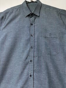 Striped Button-Down Shirt