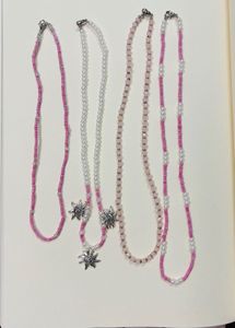 Pink Necklace Stack