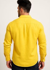 Yellow Casual Shirt for Men | 3XL