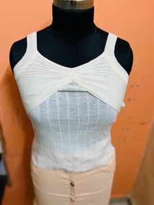 Pink Skirt 32,  And Off White Top 32