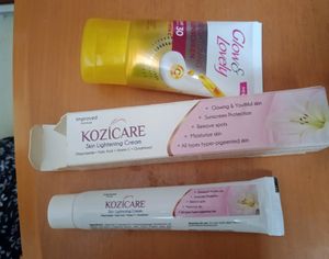 KOZICARE CREAM & GLOW AND LOVELY SPF30 Sunscreen