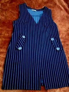 Striped Sleeveless Dress