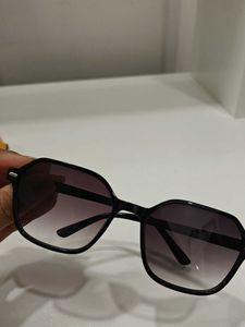 Black Hexagon Sunglasses