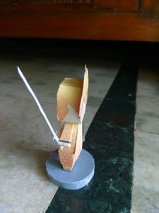 Anime Demon Slayer Zenitsu Chibi Figurine(Paper)