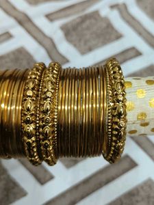 Golden Bangles Set