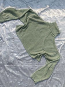 H&amp;M Sage Green Turtleneck Sweater