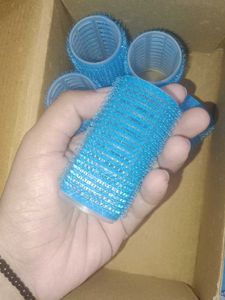Blue Hair Rollers