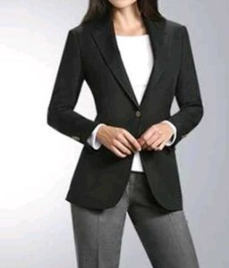 Striped Black Blazer