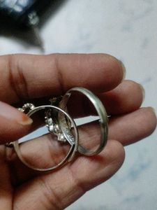 Silver Toe Rings And Nose Pin