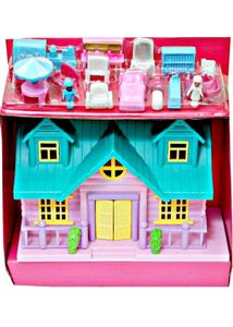 Dollhouse Playset with Furniture