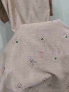 Peach Festive Kurti.