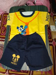 Tshirt Short Set For Kids (Set Of 3)