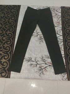 Slim Fit Black Trousers