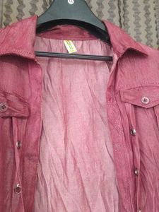 Burgundy Casual Jacket