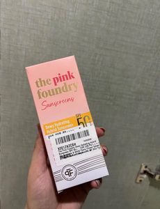 The Pink Foundry Dewy Hydrating Hybrid Sunscreen