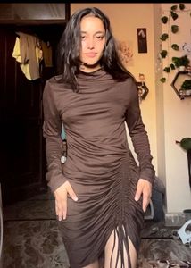 Brown Bodycon Dress
