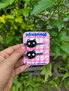 Handmade Clay Hair Clips