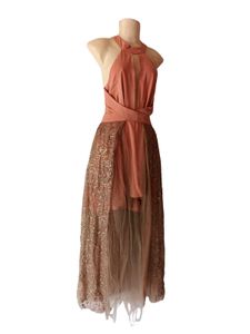 Elegant Halter Maxi Dress