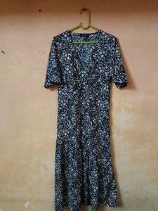 Deep Neck Gown