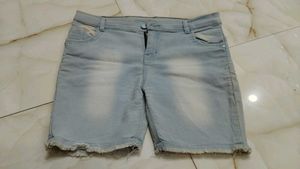 Blue Star Denim Shorts