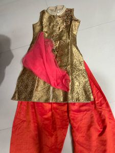 Embroidered Ethnic Patiyala