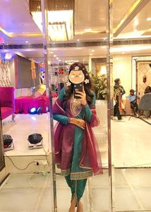 Peplum & Tulip Salwar Wedding Dress