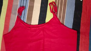 Red Kurta Set