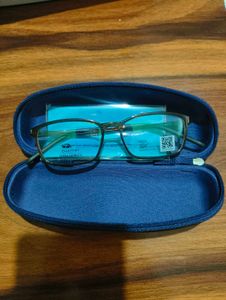 Transparent Brown Full Rim Rectangle Lenskart Air