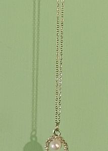 Pearl Halo Pendant Necklace