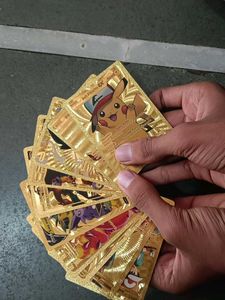 Golden Pokemon Card