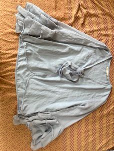 Ruffled Sleeve Blouse