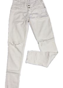 White Distressed Jeans