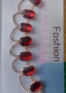 Red Stone Jewelry Set