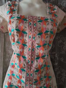 Elegant Embroidered Kurta