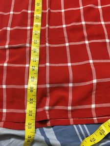 Red Checkered Top