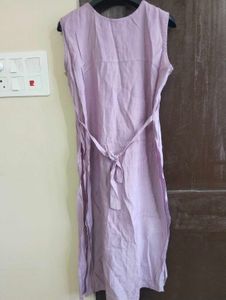 Elegant Lavender Sleeveless Kurta
