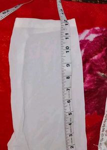 Elegant White plazo frock