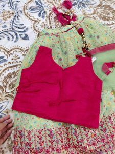 Baby Girl Crop Top Or Chniya Choli