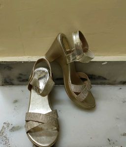 Solid Golden Heels | 2.5 Inches