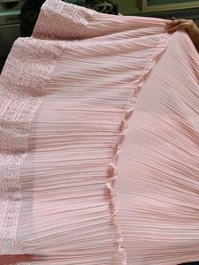 Elegant Pink Tiered Maxi Dress
