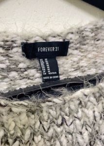 Forever 21 Short  Fuzzy Knit  Sweatshirt