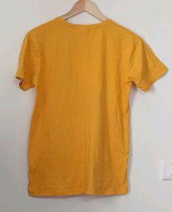 Yellow Glitch Smiley Face T-Shirt