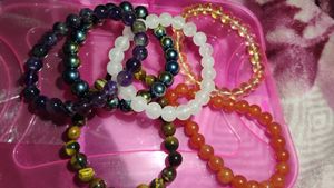 Carnelian crystal bracelet